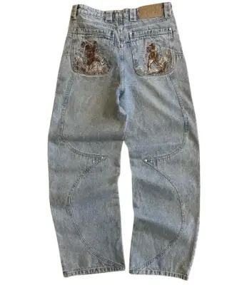 Vescartes Wild West Baggy Jeans