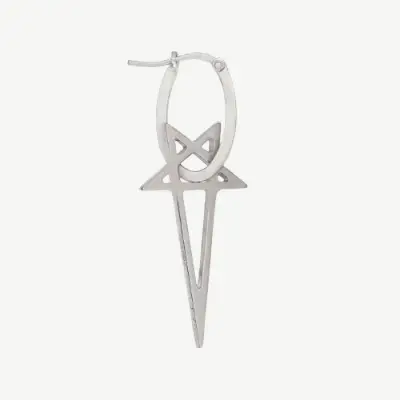 Rick Ownes Pentagram Earrings