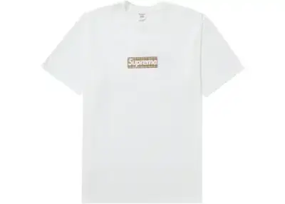 Supreme X Burberry Box Logo Tee