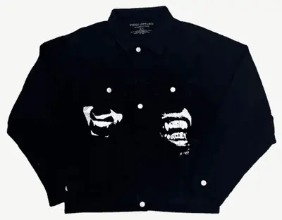 Vampire Teeth Jean Jacket