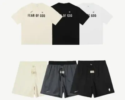 Fear of God x Nike NBA Essentials T-Shirt & Shorts